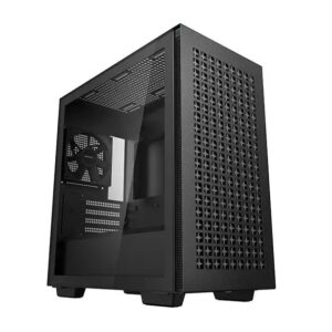 Deepcool CH370 Minimalistic M-ATX Tempered Glass Side Panel Mini-Tower Cabinet - Black
