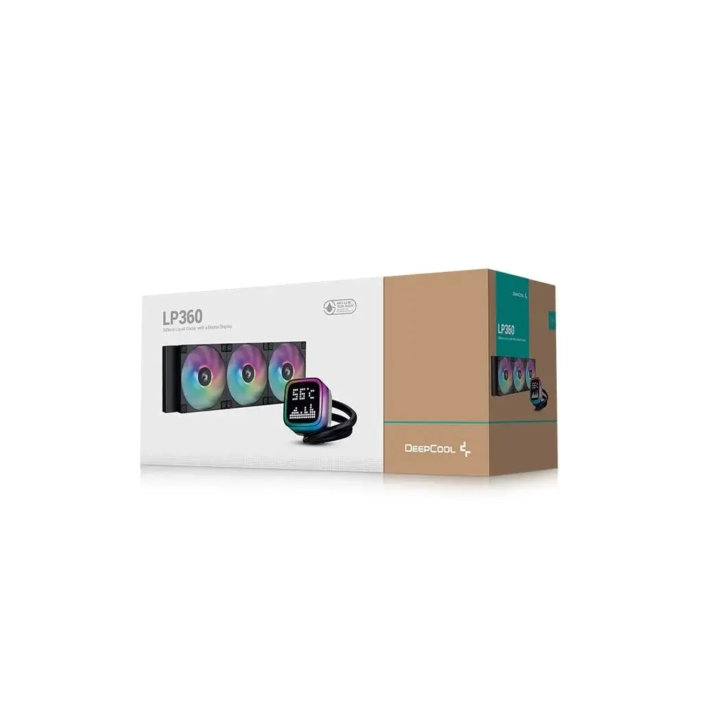 Deepcool LP360 360mm ARGB High-Performance All in one CPU Liquid Cooler - Image 2