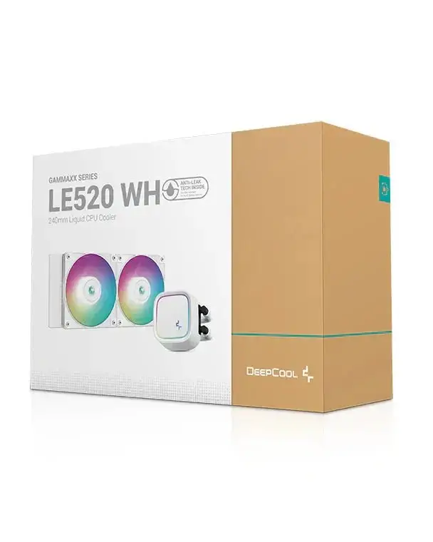 Deepcool LE520 WH 240mm ARGB All in one CPU Liquid Cooler - Image 6