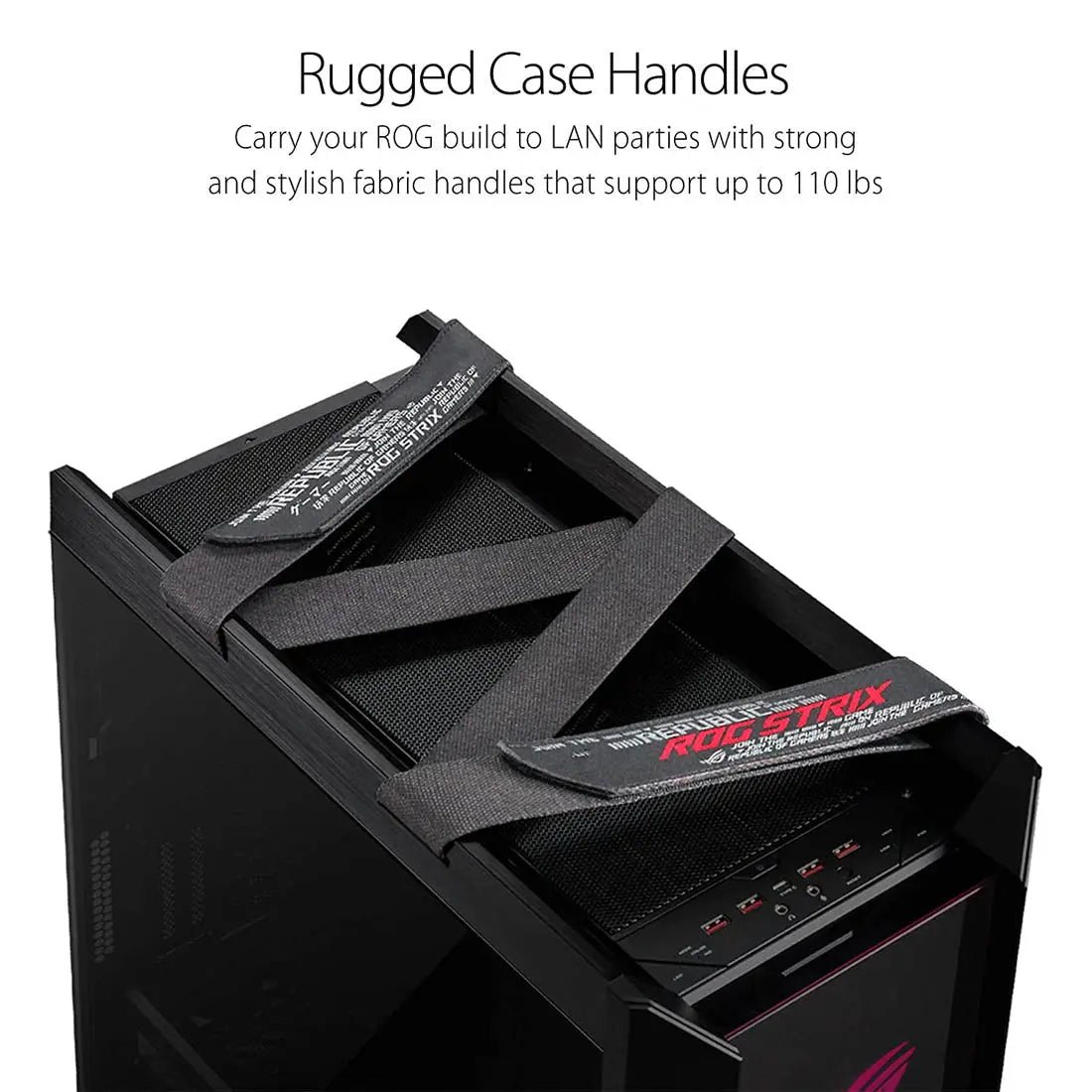 Asus ROG Strix Helios GX601 RGB Mid-Tower Cabinet with 4 Pre-Installed 140mm Fans and Gen 2 USB-C - Image 6