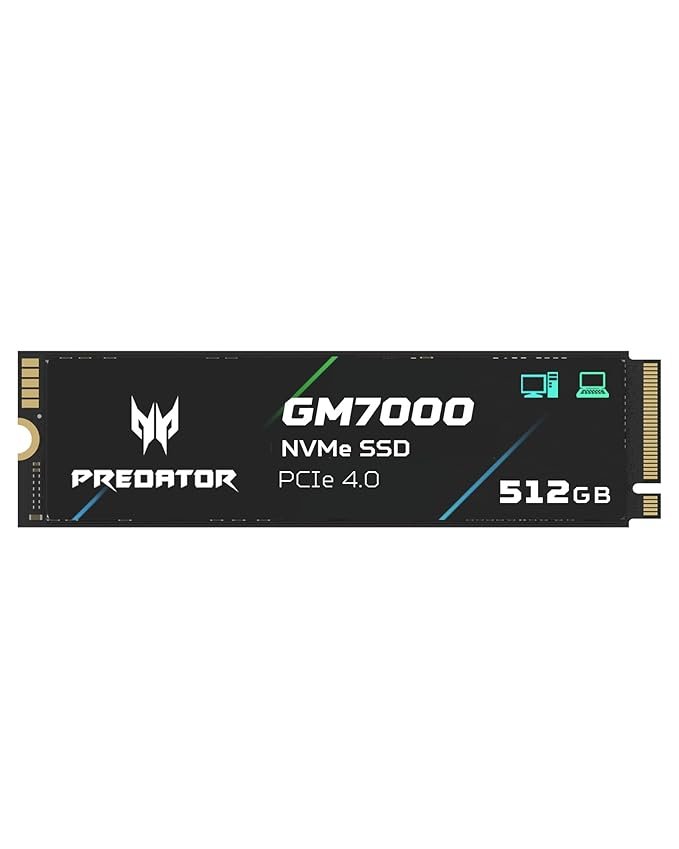 Acer Predator GM7000 512GB M.2 NVMe Gen4 Internal SSD