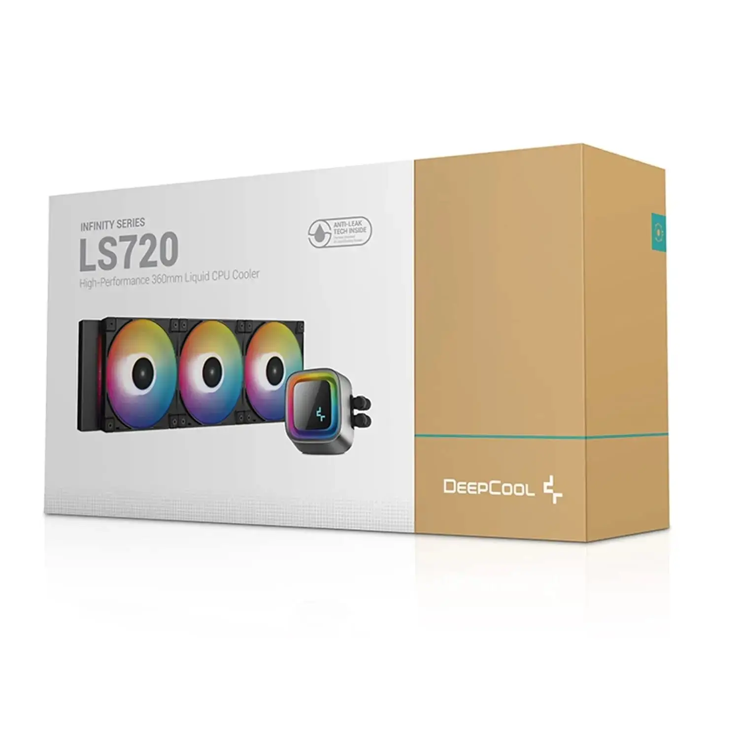 Deepcool LS720 BK 360mm ARGB All in one CPU Liquid Cooler - Black - Image 6