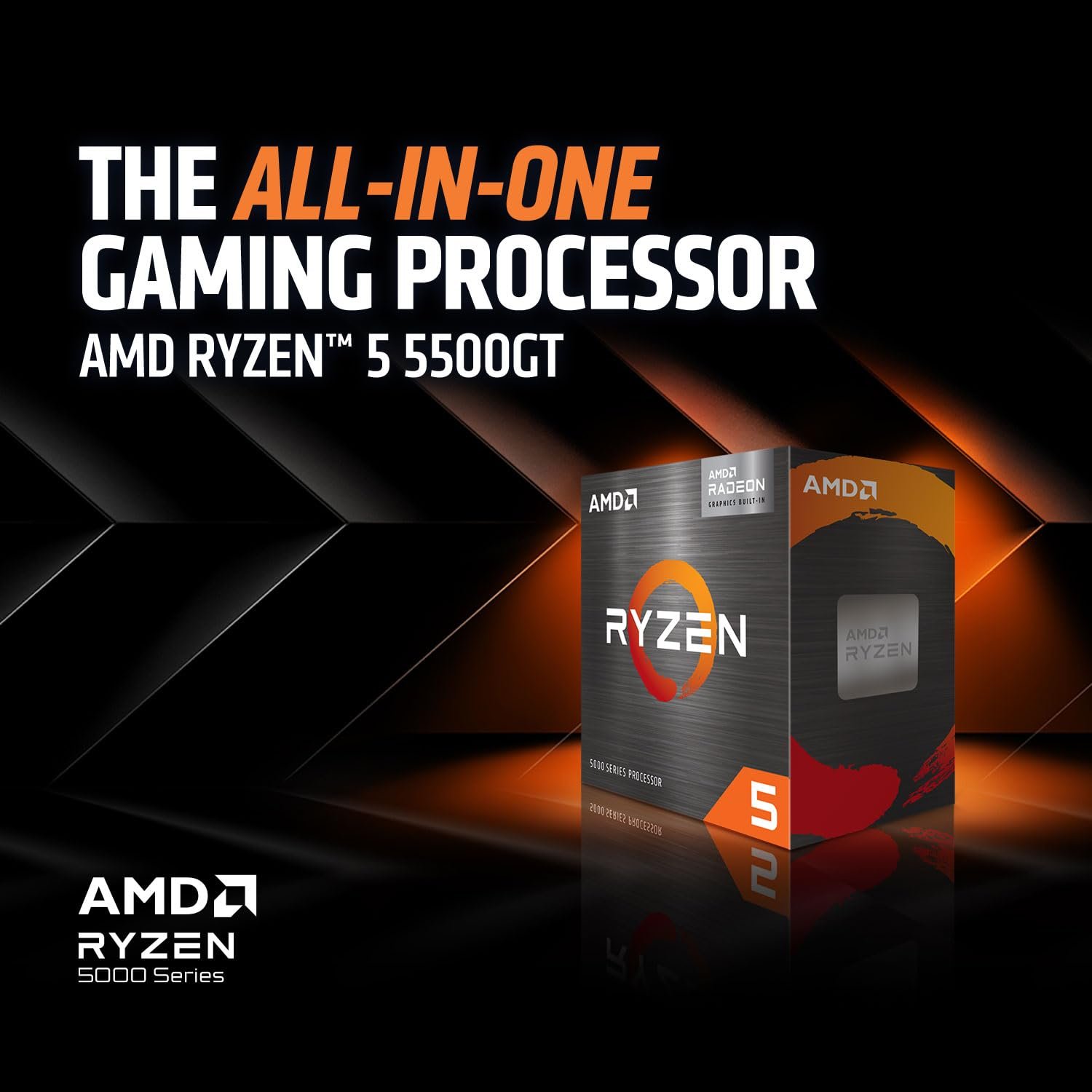AMD Ryzen 5 5500GT 6 Cores 12 Threads 3.6GHz 16MB Cache AM4 Socket 64-Bit Desktop Processor - Image 2