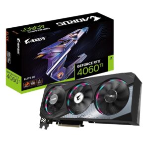 Gigabyte AORUS GeForce RTX 4060 Ti ELITE 8GB 128-Bit GDDR6 Graphics Card