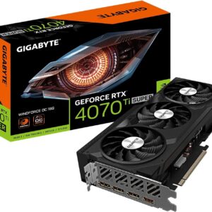 GIGABYTE GeForce RTX 4070 Ti Super WINDFORCE OC 16GB 256-bit GDDR6X Graphics Card