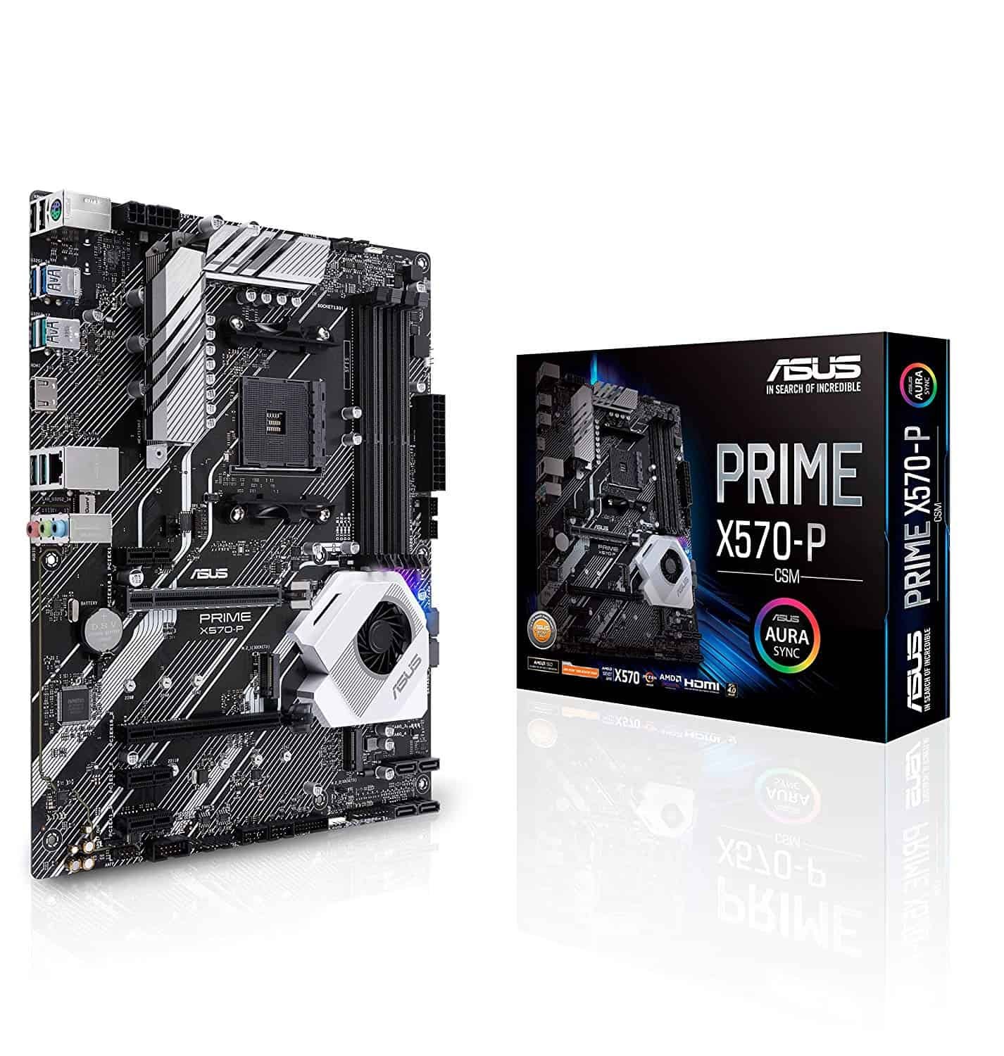 ASUS PRIME X570-P CSM AMD AM4 ATX motherboard with PCIe 4.0 Dual M.2 and Aura Sync - Image 7