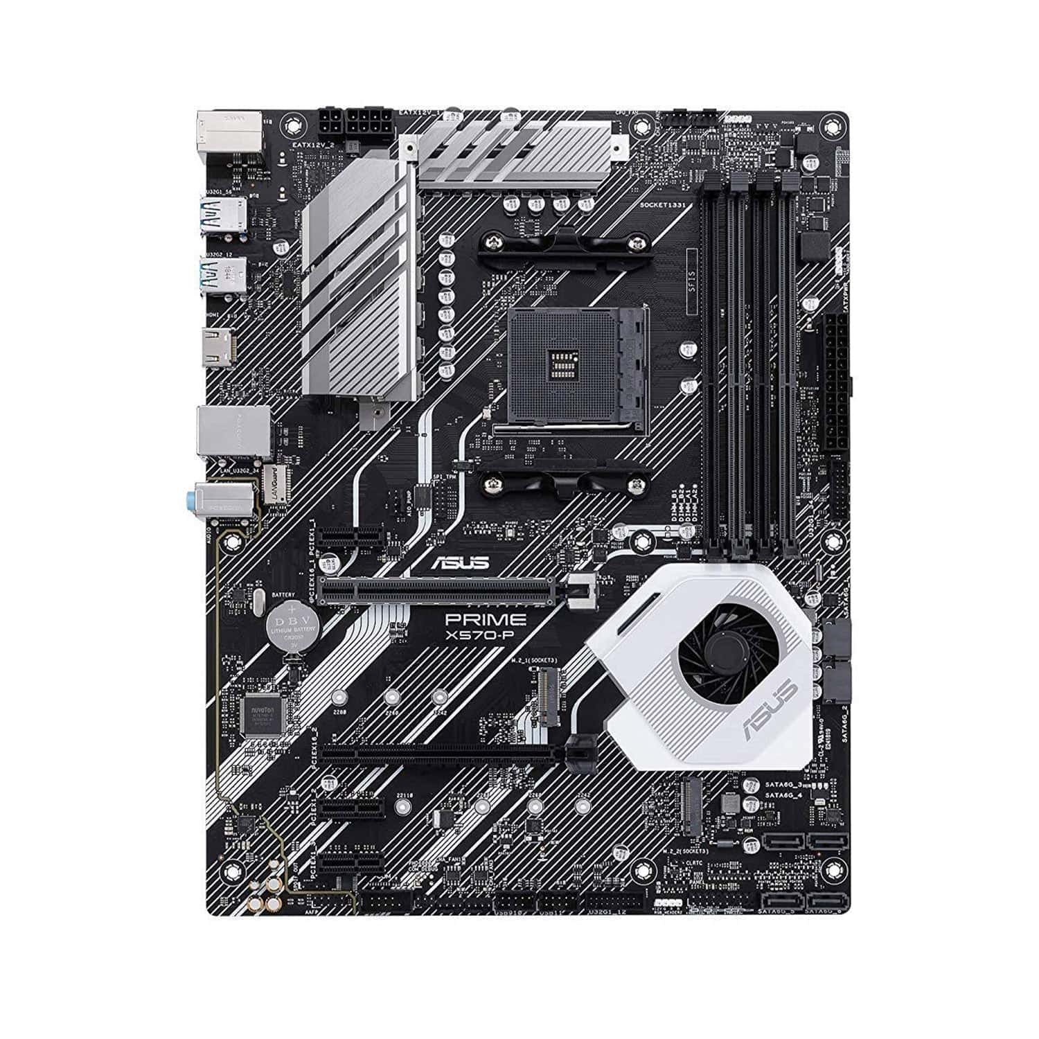 ASUS PRIME X570-P CSM AMD AM4 ATX motherboard with PCIe 4.0 Dual M.2 and Aura Sync - Image 4