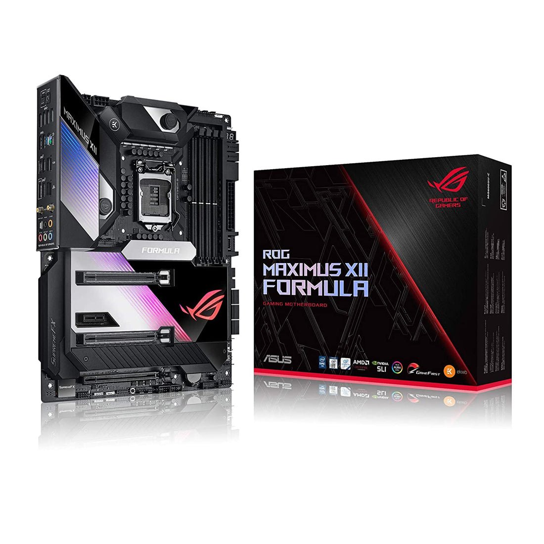 ASUS ROG Maximus XII Formula Z490 LGA 1200 ATX Gaming Motherboard with Triple M.2 and Intel WiFi 6