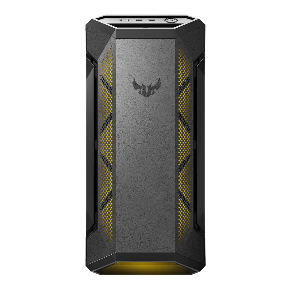 ASUS TUF Gaming GT501 ATX Mid Tower Cabinet with Three RGB 120mm Fans and Tempered Glass Side Panel