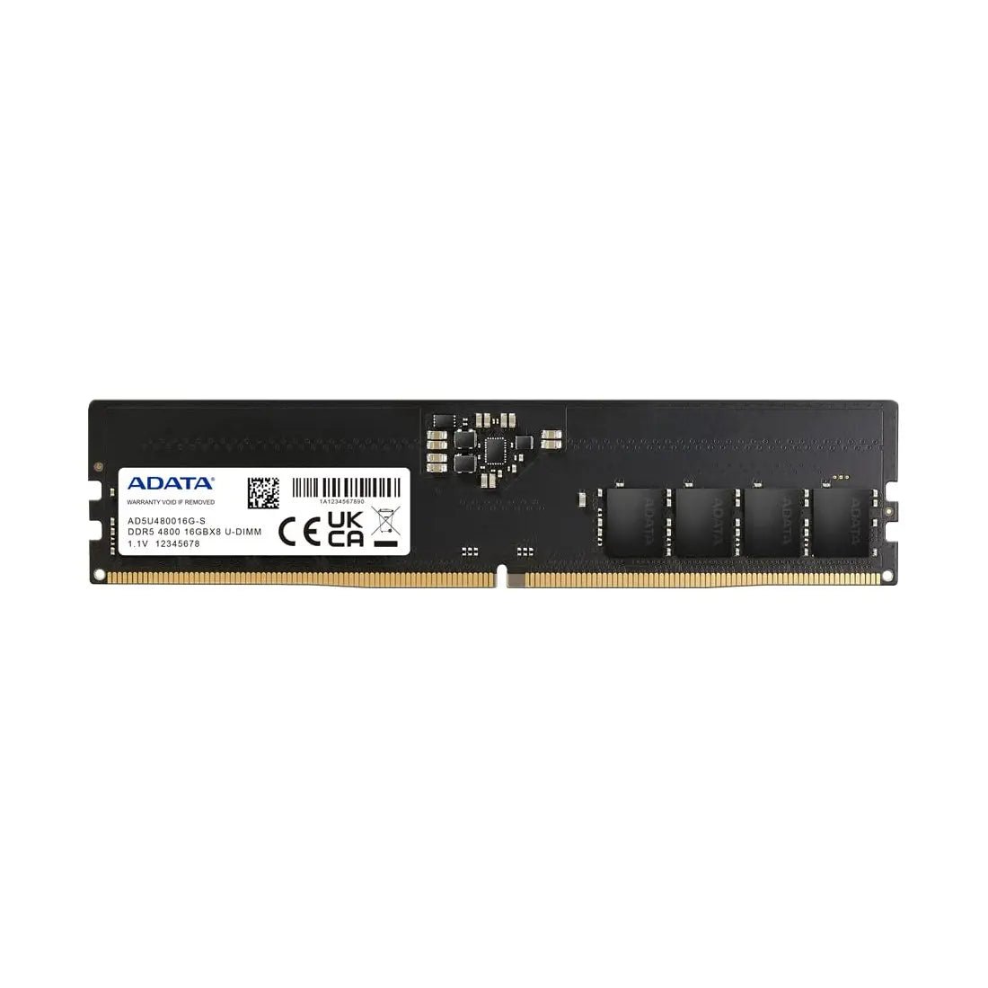 ADATA Premier Series 16GB DDR5 RAM 4800MHz CL40 UDIMM Desktop Memory