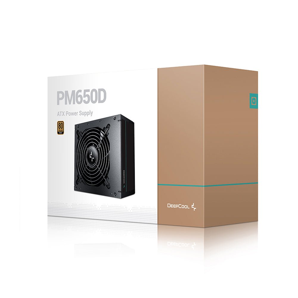 DEEPCOOL PM650D 650W Non-Modular 80 Plus Gold SMPS Power Supply
