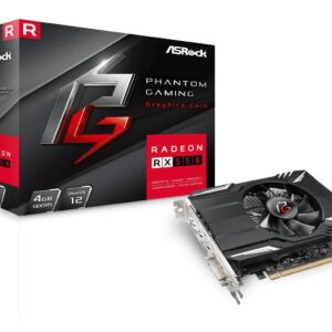 ASRock AMD Phantom Gaming Radeon RX550 4G OC GDDR5 128-Bit Graphics Card