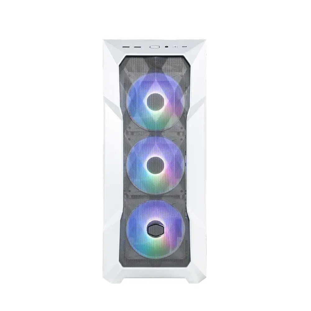 Cooler Master MasterBox TD500 Mesh V2 ATX White Mid-Tower Cabinet with 3 Pre-installed Fans