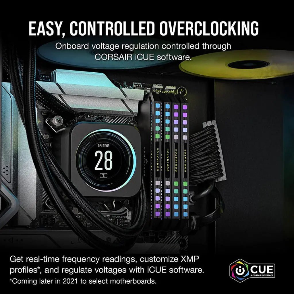 Corsair Dominator Platinum 32GB (2x16GB) DDR5 RAM 7200MHz CL34 RGB Gaming Desktop Memory - Image 5