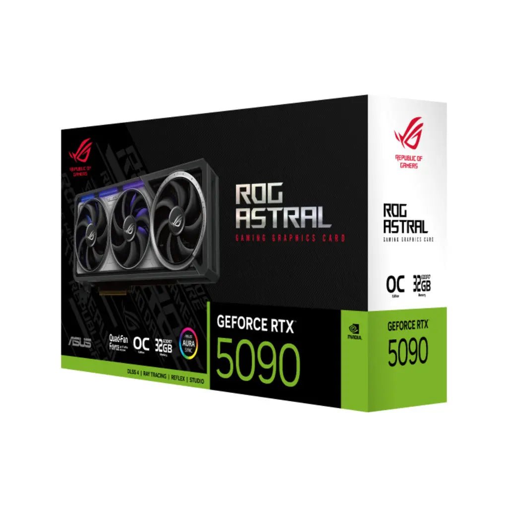 Asus ROG Astral GeForce RTX 5090 32GB GDDR7 OC Edition Triple Fan Graphics Card