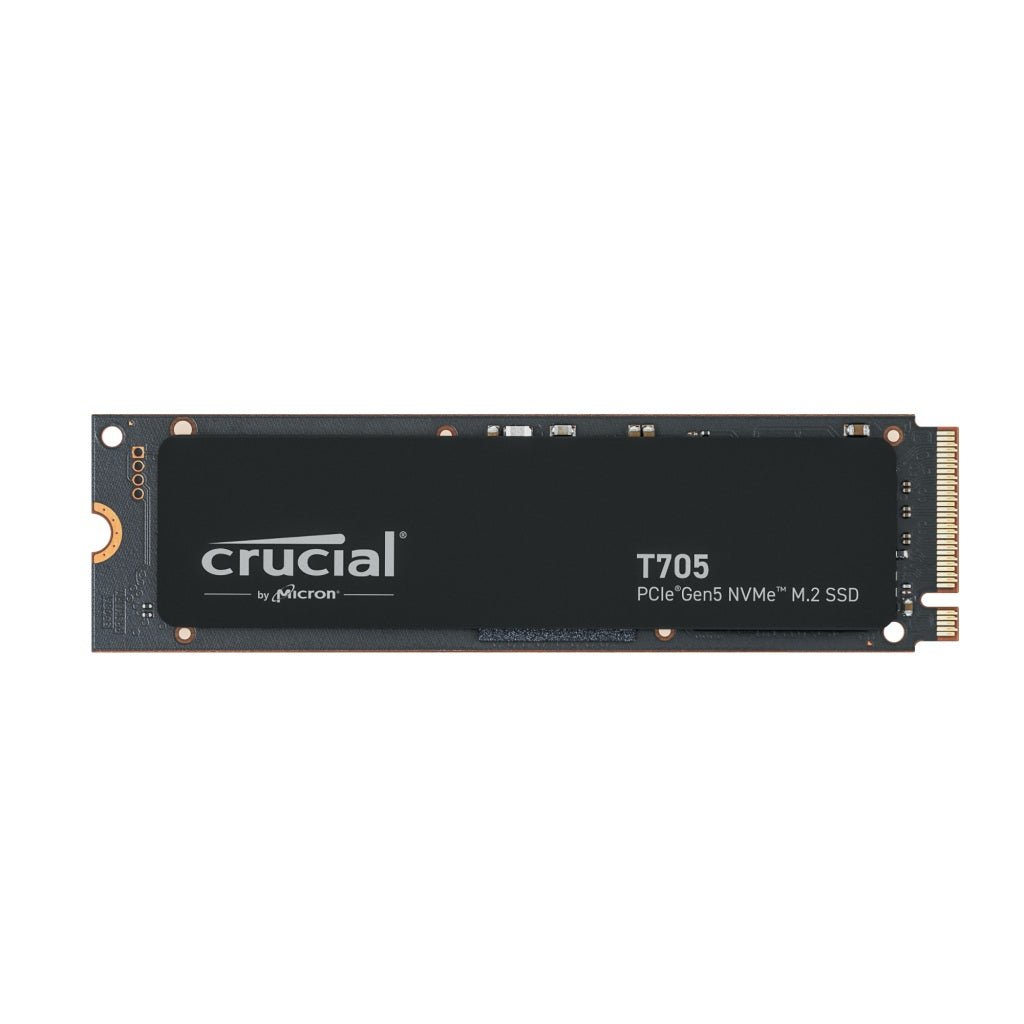 Crucial T705 4TB PCIe Gen5 NVMe M.2 2280 Internal Solid State Drive