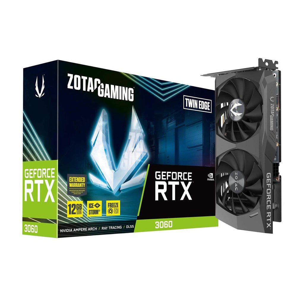 Zotac Gaming GeForce RTX 3060 Twin Edge 12GB GDDR6 192-Bit Graphics Card
