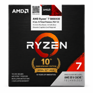 Ryzen 7 5800X3D AM4 10th Anniversary Edition Processor Brand New