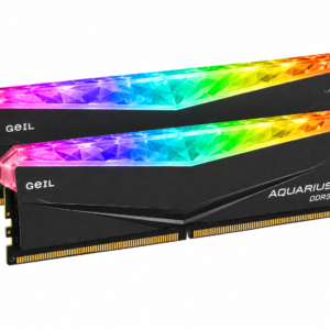 GeIL AQUARIUS Diamond RGB DDR5-6000 32GB (2×16GB) Desktop Memory Kit – Black